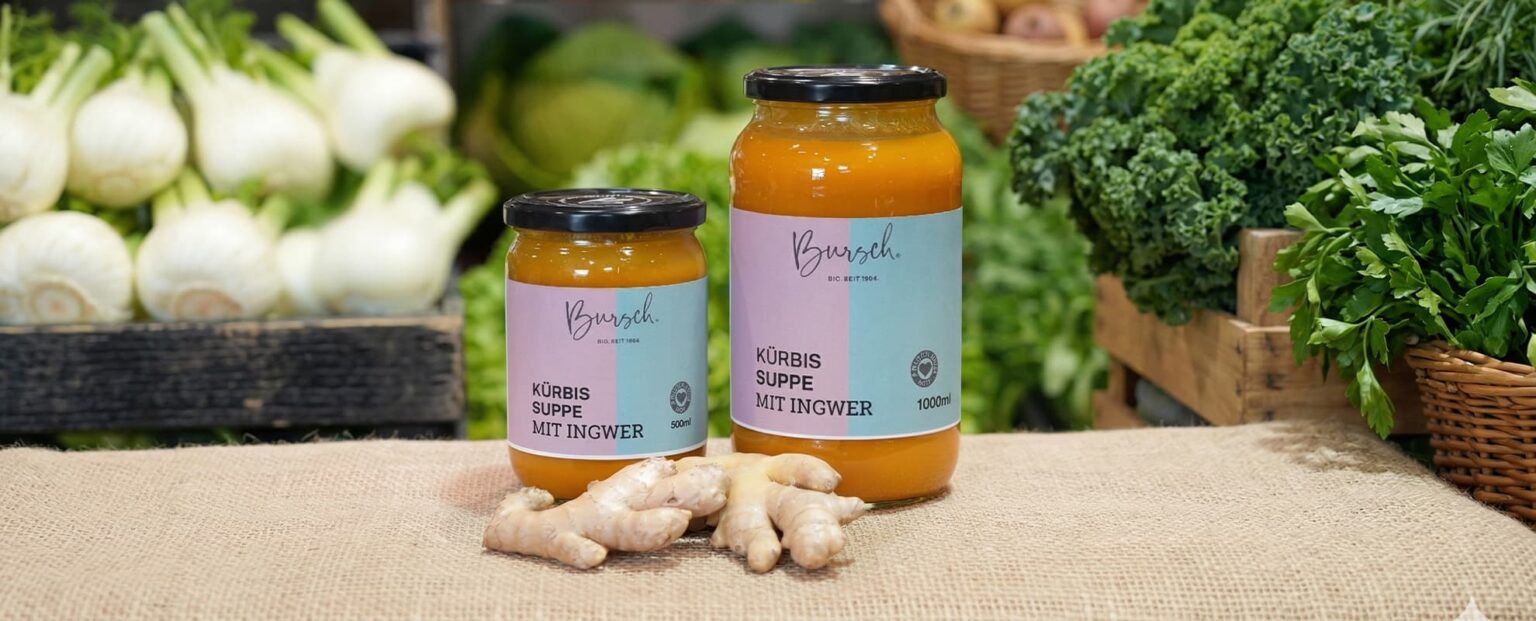 Kürbissuppe mit Ingwer