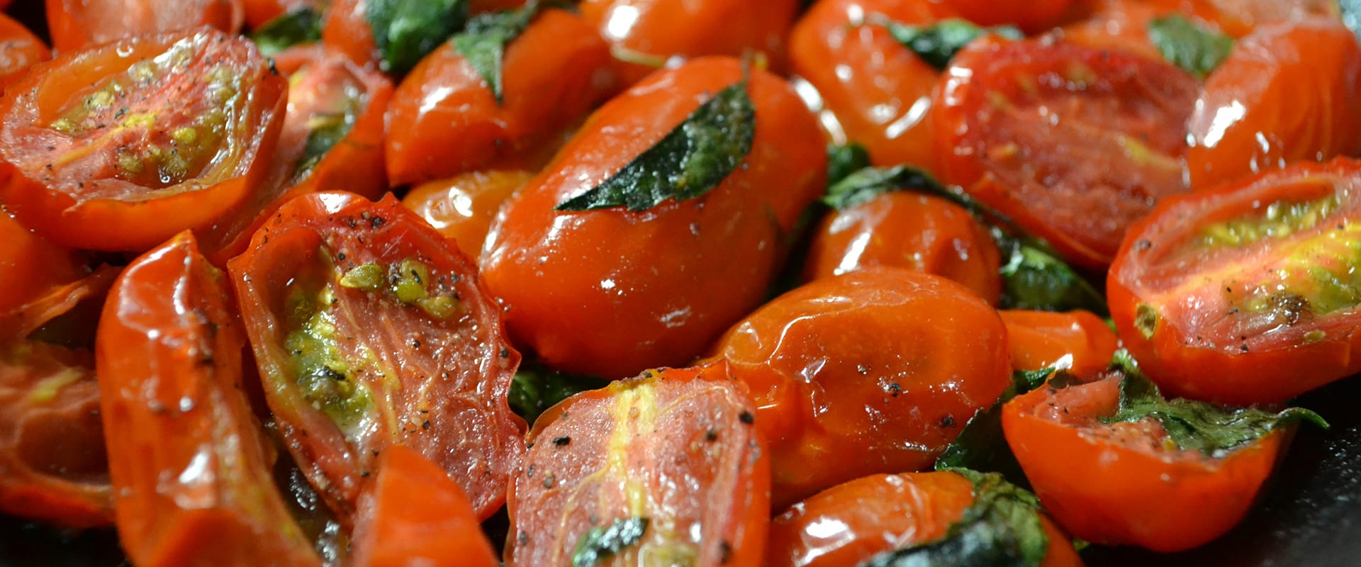 Tomaten in Zubereitung