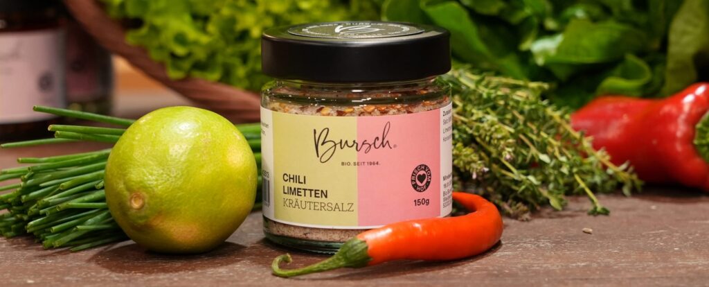 Chili-Limetten Kräutersalz