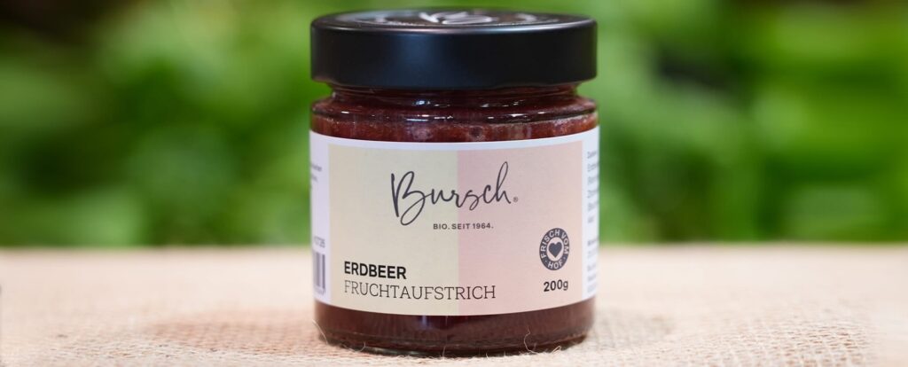 Unser Erdbeer-Fruchtaufstrich.