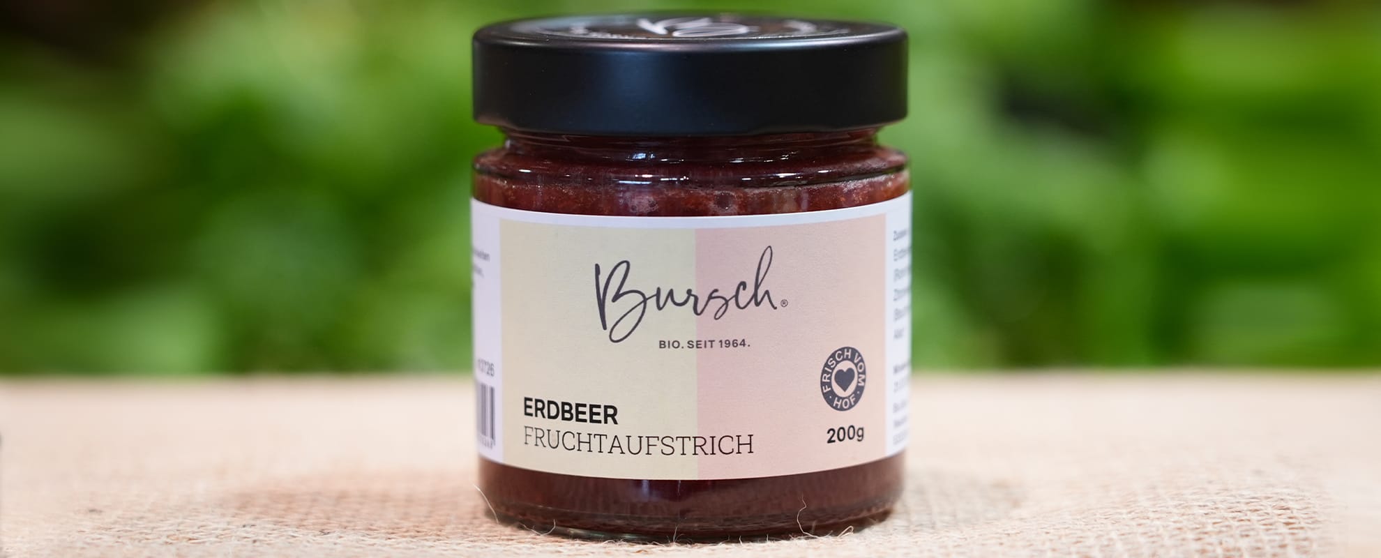 Unser Erdbeer-Fruchtaufstrich.