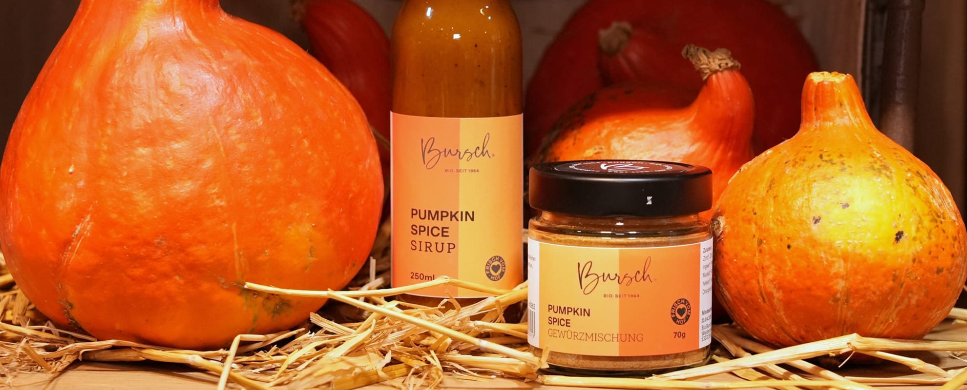 Pumpkinspice Gewürzmischung & Pumpkinspice Sirup